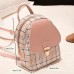 Women's Backpack Mini Backpack Outdoor Daily Color Block PU Leather Adjustable Large Capacity Lightweight Buckle Zipper Black Pink Red