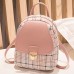 Women's Backpack Mini Backpack Outdoor Daily Color Block PU Leather Adjustable Large Capacity Lightweight Buckle Zipper Black Pink Red