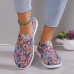 Women's Sneakers Slip-Ons Canvas Shoes Plus Size Canvas Shoes Comfort Shoes Outdoor Halloween Walking Summer Flat Heel Round Toe Casual Comfort Walking Canvas Loafer Multicolor