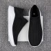 Men's Unisex Sneakers Running Sporty Casual Outdoor Athletic Tissage Volant Breathable Loafer Black and White Black Black Blue Color Block Spring Fall