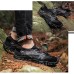 Men's Hiking Shoes Water Shoes Breathable Wearable Comfortable Camping / Hiking Hunting Fishing Net Spring Summer Black Grey Khaki Brown / Round Toe