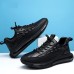 Men's Sneakers Casual Shoes Sporty Look Dad Shoes Running Walking Vintage Sporty Casual Outdoor Daily Office & Career Leather Breathable Height Increasing Lace-up Black Summer Spring