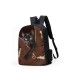 Men's Women's Backpack 3D Print Commuter Backpack School Daily Cat Oxford Large Capacity Breathable Lightweight Zipper Print Coffee