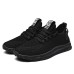 Men's Sneakers Sporty Look Flyknit Shoes Comfort Shoes Running Casual Outdoor Daily Tissage Volant Breathable Lace-up Black Coffee Grey Spring Fall