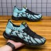 Men's Sneakers Flyknit Shoes Walking Vintage Casual Outdoor Daily Knit Warm Height Increasing Comfortable Lace-up Blue Orange Fall Winter