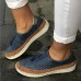 Women's Sneakers Tassel Loafers Plus Size Slip-on Sneakers Outdoor Work Daily Color Block Solid Colored Summer Tassel Flat Heel Round Toe Vintage Classic Casual Walking Suede Loafer Black Red Blue