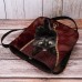 Women's Crossbody Bag Shoulder Bag Fluffy Bag Polyester Shopping Daily Holiday Print Large Capacity Lightweight Durable Cat Wine Black Dark Blue