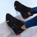 Women's Sneakers Comfort Shoes Daily Color Block Flat Heel Round Toe Fashion Casual Minimalism Mesh Lace-up Purpel Red