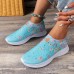 Women's Sneakers Slip-Ons Print Shoes Glitter Crystal Sequined Jeweled Plus Size Party Outdoor Daily Floral Rhinestone Sparkling Glitter Flat Heel Fashion Sporty Casual Tissage Volant White Yellow