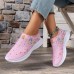 Women's Sneakers Slip-Ons Print Shoes Glitter Crystal Sequined Jeweled Plus Size Party Outdoor Daily Floral Rhinestone Sparkling Glitter Flat Heel Fashion Sporty Casual Tissage Volant White Yellow