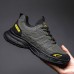 Men's Sneakers Comfort Shoes Running Walking Sporty Casual Outdoor Daily Mesh PU Breathable Height Increasing Lace-up Black Coffee Grey Spring Fall