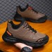 Men's Sneakers Comfort Shoes Running Walking Sporty Casual Outdoor Daily Mesh PU Breathable Height Increasing Lace-up Black Coffee Grey Spring Fall