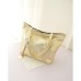 Women's Tote Shoulder Bag Tote Nylon PU Leather Outdoor Office Daily Zipper Solid Color Silver Black Gold