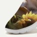 Women's Sneakers Print Shoes Plus Size Comfort Shoes Daily Travel Floral Cat Flat Heel Casual Comfort Minimalism Walking Mesh Yellow