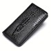 Crocodile Pattern Vintage Genuine Leather Long Wallet For men - Large Capacity Clutch Bag Multi-card Card Holder Coin Purse Wallet