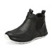 Men's Sneakers Retro Walking Casual Daily Leather Comfortable Booties / Ankle Boots Loafer Black White Gray Spring Fall