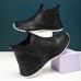 Men's Sneakers Retro Walking Casual Daily Leather Comfortable Booties / Ankle Boots Loafer Black White Gray Spring Fall