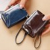 Women's Clutch Wallet Coin Purse Credit Card Holder Wallet PU Leather Shopping Daily Zipper Waterproof Lightweight Durable Solid Color Dark Brown Wine Black