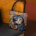 Women's Tote Shoulder Bag Canvas Tote Bag Polyester Outdoor Shopping Holiday Print Large Capacity Foldable Lightweight Cat 3D