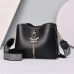 Women's Crossbody Bag Shoulder Bag PU Leather Office Daily Holiday Pendant Zipper Adjustable Solid Color Black White Pink