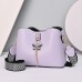 Women's Crossbody Bag Shoulder Bag PU Leather Office Daily Holiday Pendant Zipper Adjustable Solid Color Black White Pink