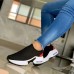 Women's Sneakers Slip-Ons Plus Size Slip-on Sneakers White Shoes Daily Solid Color Low Heel Round Toe Sporty Casual Running Mesh Loafer Black White Red