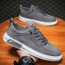 Men's Sneakers Comfort Shoes Walking Casual Daily Cloth Waterproof Lace-up Black Green Gray Summer Spring