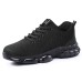 Men's Sneakers Steel Toe Shoes Safety Shoes Outdoor Office & Career Tissage Volant Breathable Comfortable Lace-up Black Spring Fall