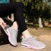 Women's Sneakers Running Shoes Athletic Non-slip Air Cushion Cushioning Breathable Lightweight Soft Running Jogging Rubber Knit Summer Spring Pink Black White Black Red Grey