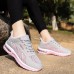 Women's Sneakers Running Shoes Athletic Non-slip Air Cushion Cushioning Breathable Lightweight Soft Running Jogging Rubber Knit Summer Spring Pink Black White Black Red Grey