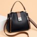 Women's Handbag Crossbody Bag Shoulder Bag Bucket Bag PU Leather Outdoor Daily Holiday Buckle Zipper Large Capacity Waterproof Lightweight Color Block Black Red Blue