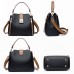 Women's Handbag Crossbody Bag Shoulder Bag Bucket Bag PU Leather Outdoor Daily Holiday Buckle Zipper Large Capacity Waterproof Lightweight Color Block Black Red Blue