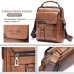 WEIXIER Crossbody Bag Men's Shoulder Bag Vintage Leather Vertical Hand Business Men's Casual Leather Bag Satchel Bag For Men