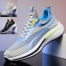 Men's Sneakers Sporty Look Comfort Shoes Running Sporty Casual Outdoor Daily Mesh Breathable Comfortable Slip Resistant Lace-up Black Blue Grey Color Block Spring Fall