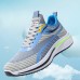 Men's Sneakers Sporty Look Comfort Shoes Running Sporty Casual Outdoor Daily Mesh Breathable Comfortable Slip Resistant Lace-up Black Blue Grey Color Block Spring Fall