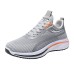 Men's Sneakers Sporty Look Comfort Shoes Running Sporty Casual Outdoor Daily Mesh Breathable Comfortable Slip Resistant Lace-up Black Blue Grey Color Block Spring Fall