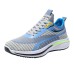 Men's Sneakers Sporty Look Comfort Shoes Running Sporty Casual Outdoor Daily Mesh Breathable Comfortable Slip Resistant Lace-up Black Blue Grey Color Block Spring Fall