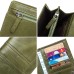 Women's Wallet Coin Purse Nappa Leather Cowhide Daily Zipper Solid Color Black Red Blue