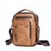 Men's Unisex Messenger Bag Sling Shoulder Bag Crossbody Bag Nappa Leather Cowhide Formal Outdoor Daily Zipper Vintage Fashion Dark Brown Black Brown