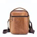 Men's Unisex Messenger Bag Sling Shoulder Bag Crossbody Bag Nappa Leather Cowhide Formal Outdoor Daily Zipper Vintage Fashion Dark Brown Black Brown