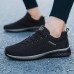 Men's Women's Sneakers Running Shoes Athletic Non-slip Flyknit Cushioning Breathable Lightweight Soft Running Jogging Rubber Knit Summer Spring Black Black Red Black Green Black Golden