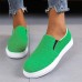 Women's Sneakers Flats Slip-Ons Plus Size Slip-on Sneakers Outdoor Daily Solid Color Summer Flat Heel Round Toe Elegant Fashion Comfort Suede Loafer Pink Blue Green