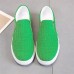 Women's Sneakers Flats Slip-Ons Plus Size Slip-on Sneakers Outdoor Daily Solid Color Summer Flat Heel Round Toe Elegant Fashion Comfort Suede Loafer Pink Blue Green