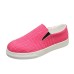 Women's Sneakers Flats Slip-Ons Plus Size Slip-on Sneakers Outdoor Daily Solid Color Summer Flat Heel Round Toe Elegant Fashion Comfort Suede Loafer Pink Blue Green