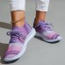 Women's Sneakers Animal Print Plus Size Flyknit Shoes Outdoor Color Block 3D Summer Winter Flat Heel Round Toe Closed Toe Fashion Sporty Casual Running Tissage Volant Lace-up Colorful Purple Orange