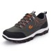 Men's Sneakers Hiking Shoes Walking Shoes Sporty Look Plus Size Casual Outdoor Daily PU Breathable Black Brown Grey Spring Fall