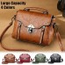 Women's Crossbody Bag Shoulder Bag Satchel Hobo Bag PU Leather Outdoor Daily Holiday Buckle Zipper Large Capacity Waterproof Lightweight Solid Color claret Black Brown