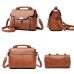 Women's Crossbody Bag Shoulder Bag Satchel Hobo Bag PU Leather Outdoor Daily Holiday Buckle Zipper Large Capacity Waterproof Lightweight Solid Color claret Black Brown