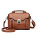 Women's Crossbody Bag Shoulder Bag Satchel Hobo Bag PU Leather Outdoor Daily Holiday Buckle Zipper Large Capacity Waterproof Lightweight Solid Color claret Black Brown