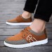 Men's Casual Shoes Comfort Shoes Walking Sporty Casual Outdoor Daily Canvas Breathable Comfortable Slip Resistant Lace-up Black Blue khaki Summer